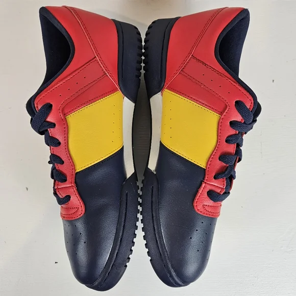 FILA ORIGINAL FITNESS RETRO MEN SHOE SZ 9 LIKE NEW! RED, YELLOW, NAVY - Picture 8 of 13